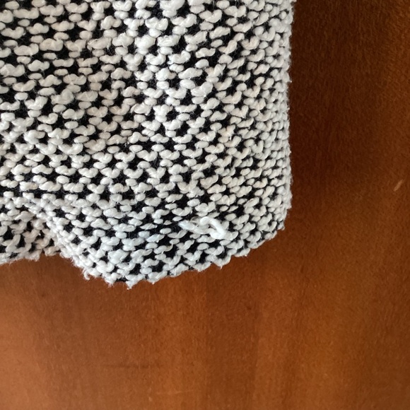 Marine Layer Birdseye Long Cardigan Jacket Sweater Beige Black XL - Picture 10 of 11